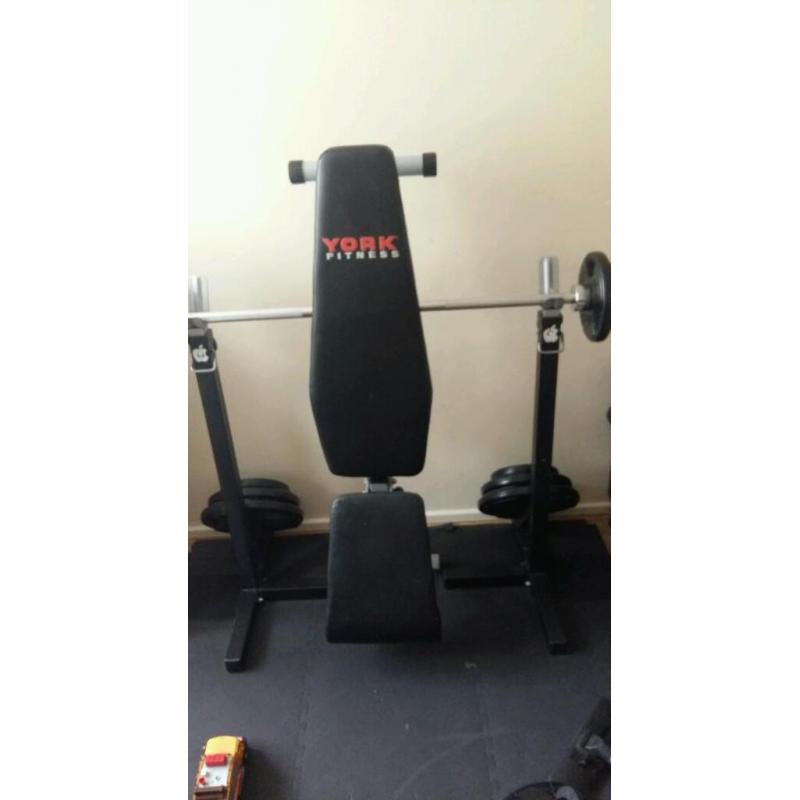 York Weight Bench And Home Gym