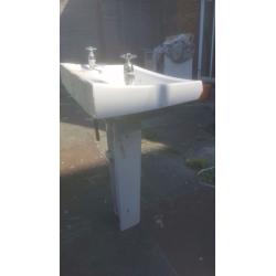 Free Standing Basin with taps