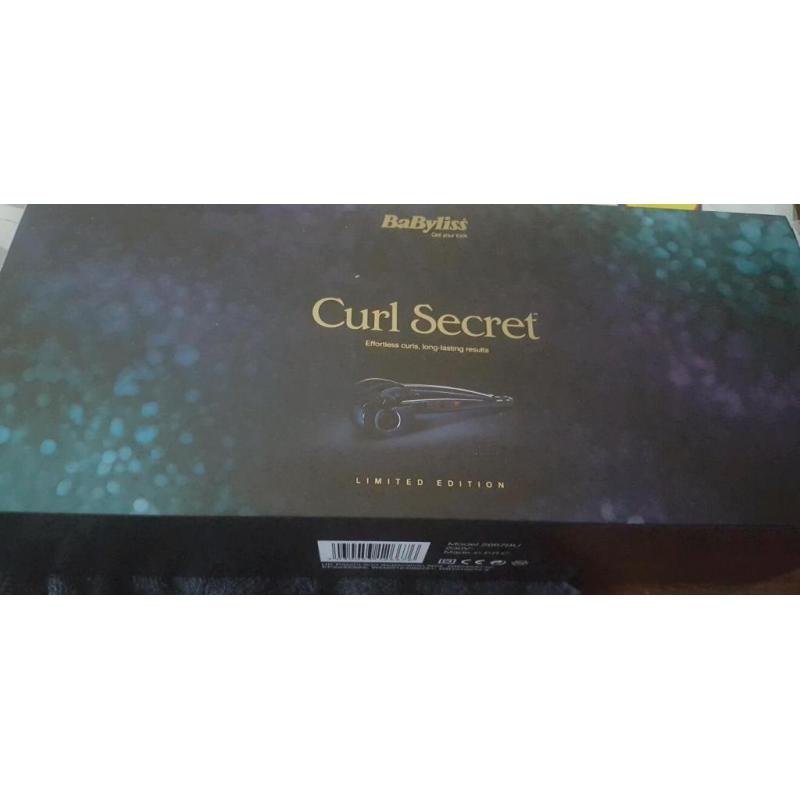 Boxed BABYLIS Curl Secret limited edition