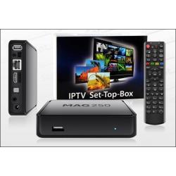 3PIN-UK PLUG MAG 250 BOX Multimedia player Internet TV Box IPTV SET TOP USB HDTV