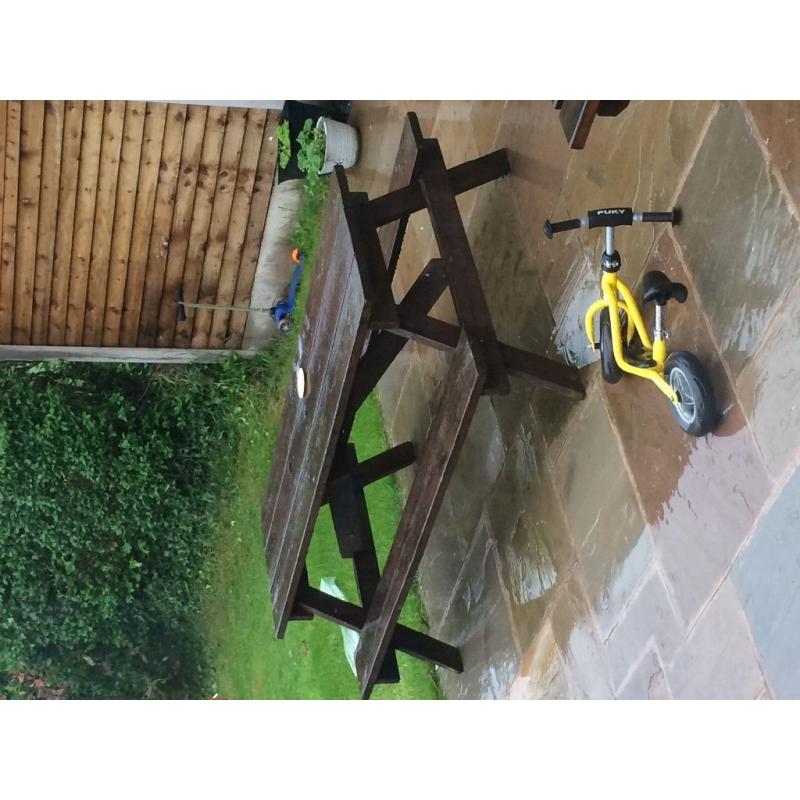 Large pub style picnic bench
