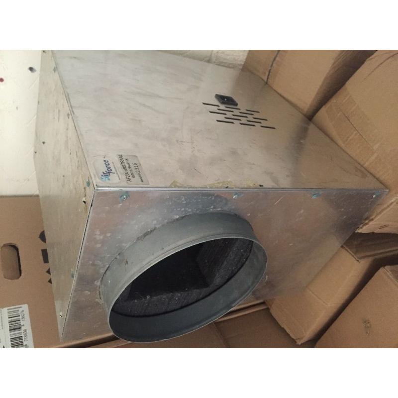 Cheshunt Hydroponics Store - used 8" Airforce metal box fan