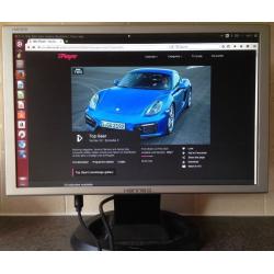 19 inch HannsG HW191D Widescreen LCD TFT , VGA, DVI Speakers computer Screen Monitor with speakers