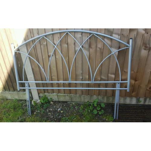 Metal headboard
