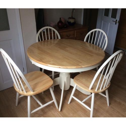 Table and chairs