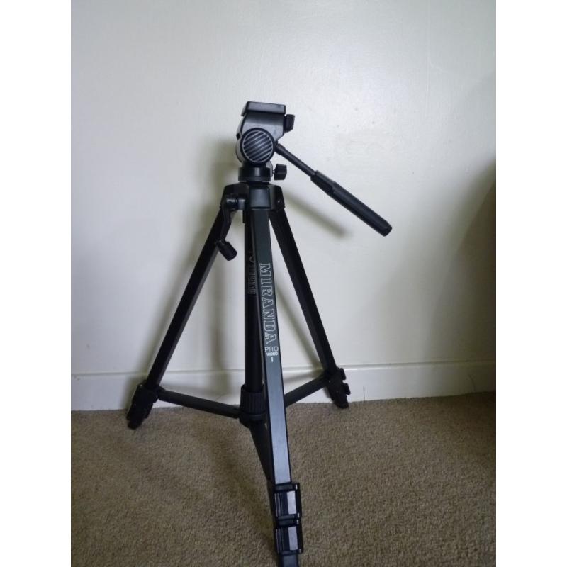Miranda Pro Video 1 Tripod Pan & Tilt head & quick release plate