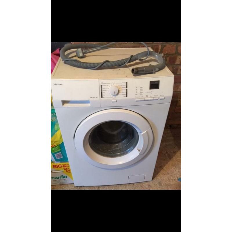 John Lewis washing machine
