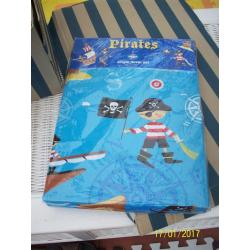 new in packet single size pirate duvet set