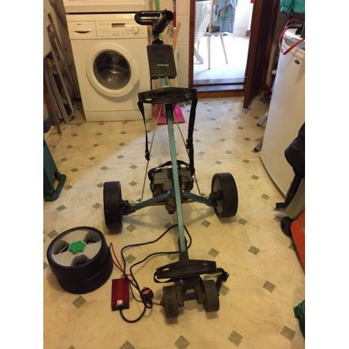 HILL BILLY all terrain electric golf trolley excellent condition