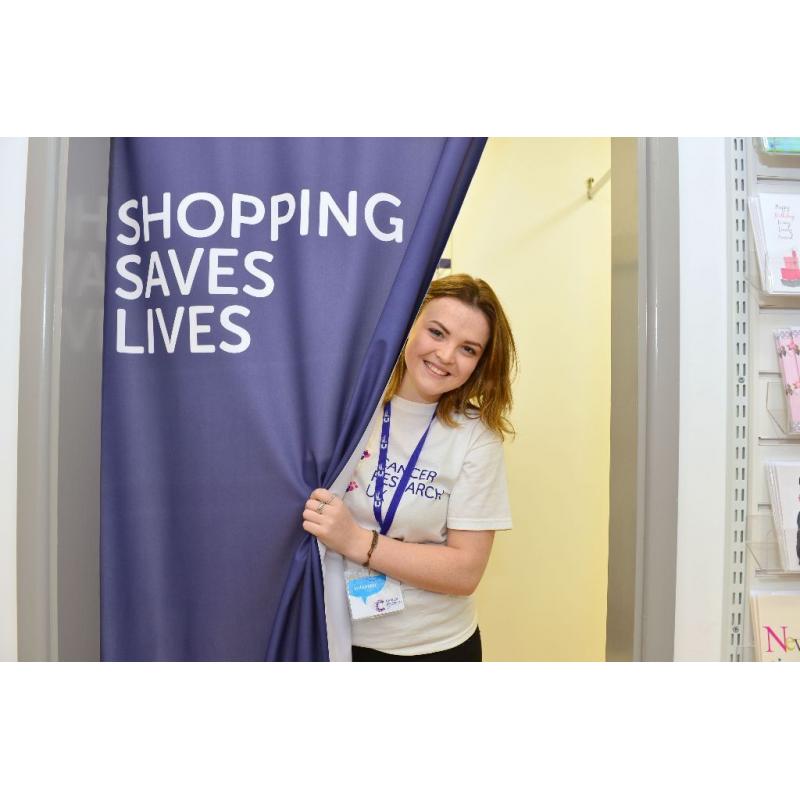 Shop volunteer for new Cancer Research UK shop in Bakewell