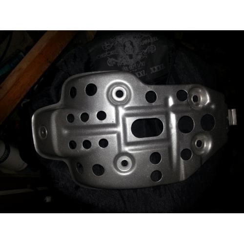 Yamaha TW125 Bash Plate Freshly powder coated