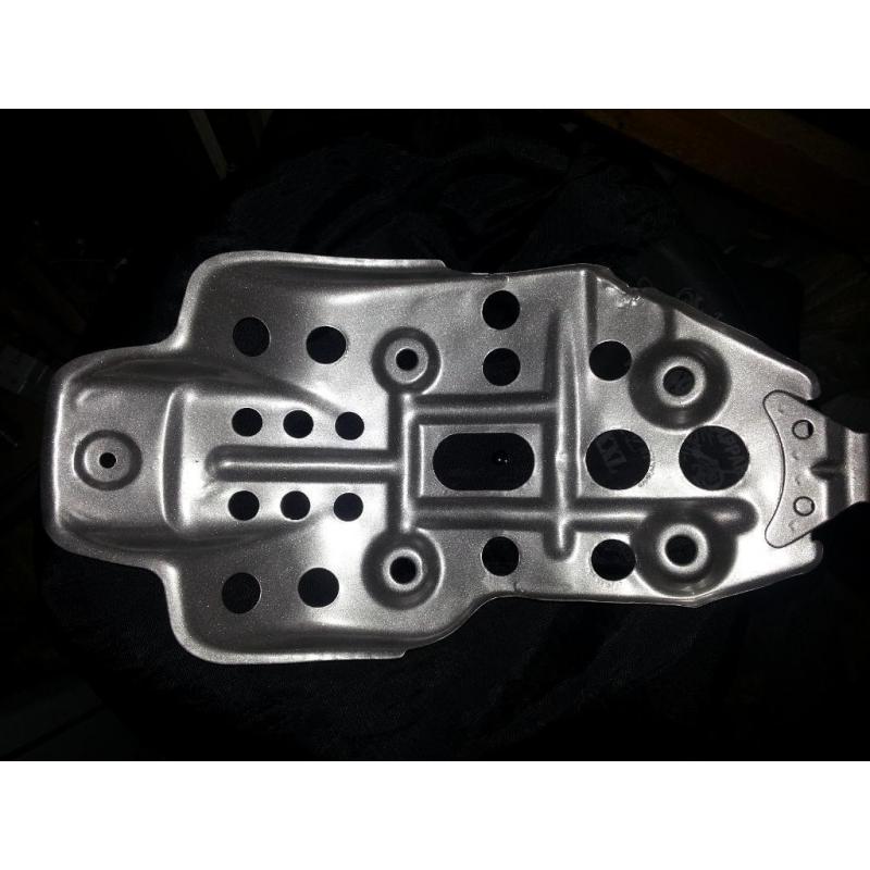 Yamaha TW125 Bash Plate Freshly powder coated