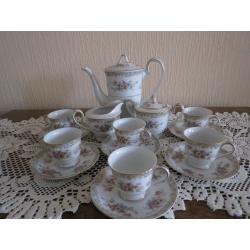 NORITAKE CHINA COFFEE SET (SOMERSET)