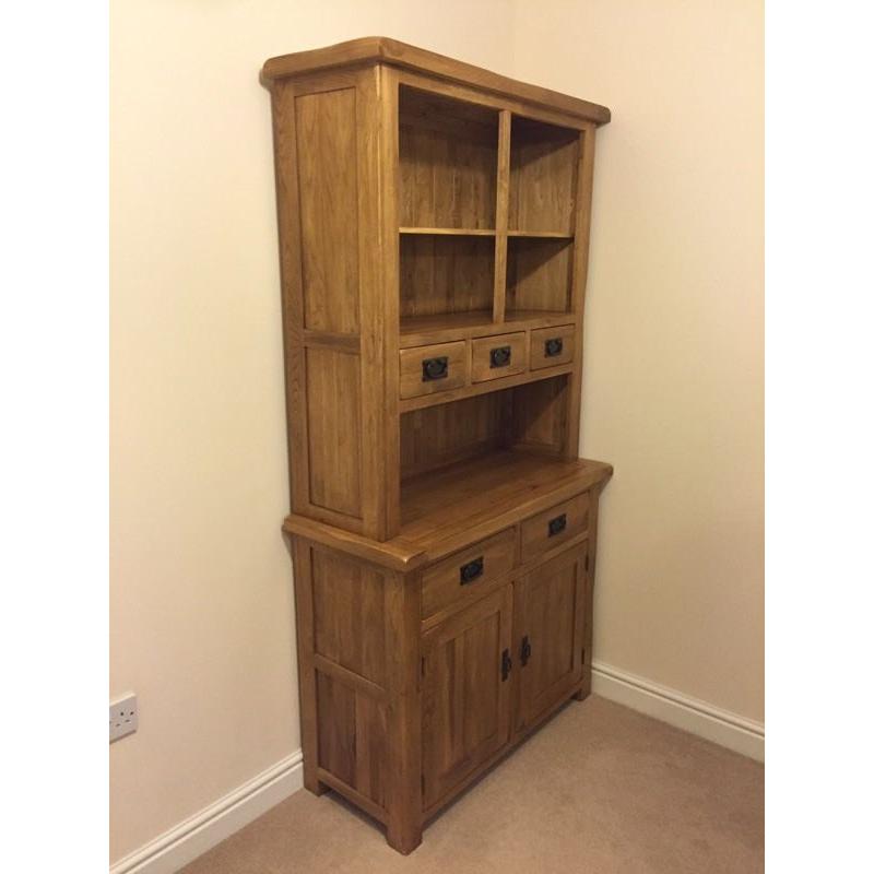 Original Rustic Solid Oak Dresser