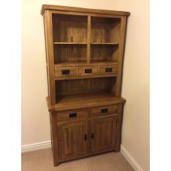 Original Rustic Solid Oak Dresser
