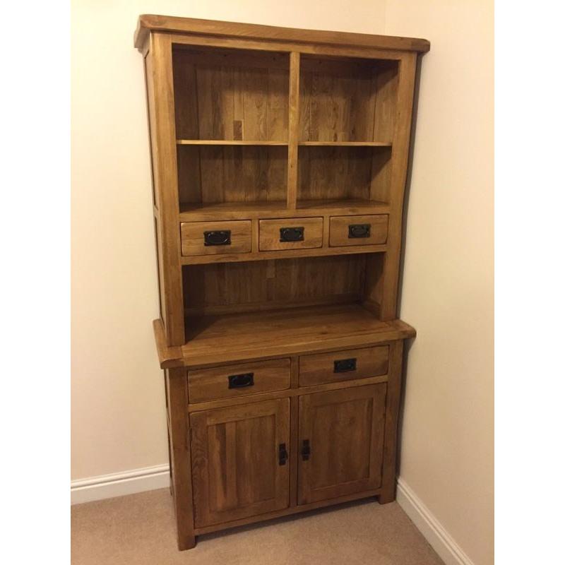 Original Rustic Solid Oak Dresser