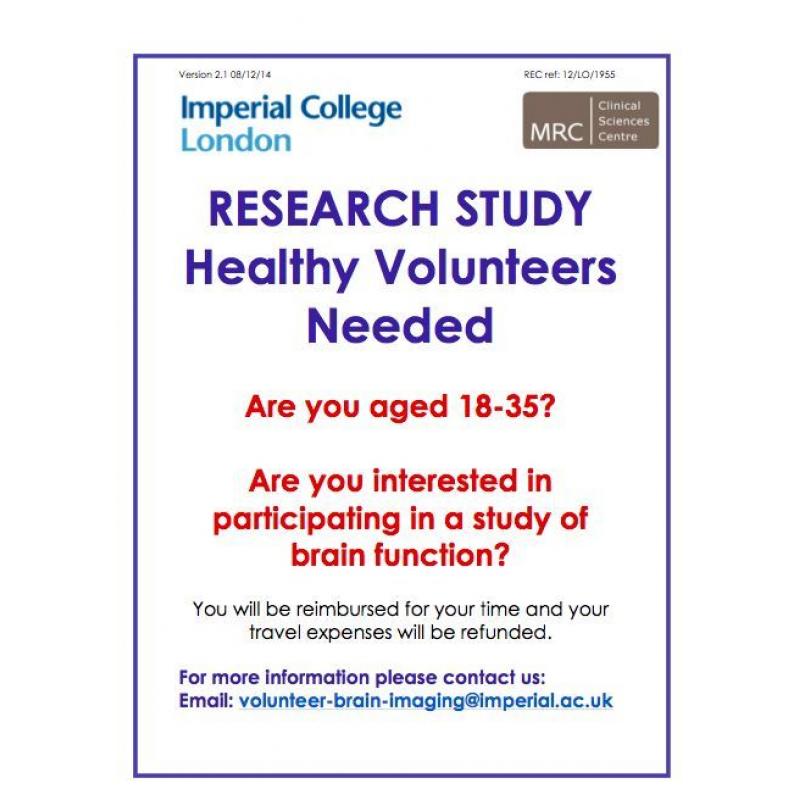healthy volunteers needed