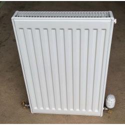 2off Water Radiators complete with Thermostat Valves