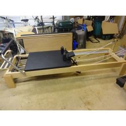 Wooden Pilates Reformer and Mat Conversion