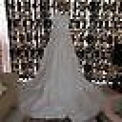 Immaculate Ivory Italian Silk Fully Lined Wedding Dress And Jacket