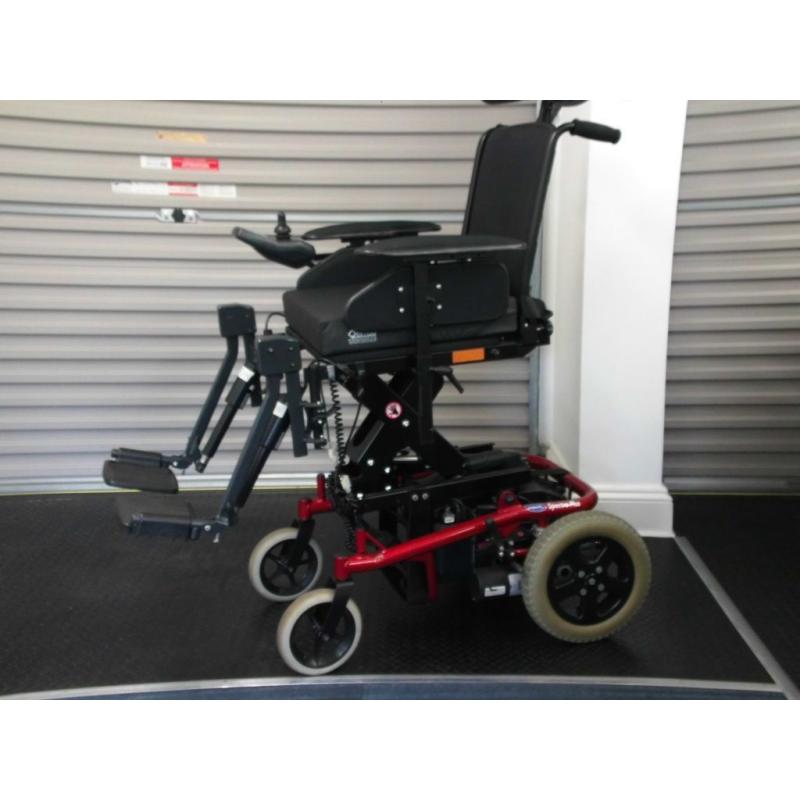 Invacare Spectra Plus electric wheelchair with rising tilt in space seat electric leg lifts etc