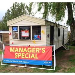 CHEAP STARTER 2 BED STATIC CARAVAN FOR SALE IN NORTH NORFOLK INCLUDES 2016 SITE FEES Near Ringstead
