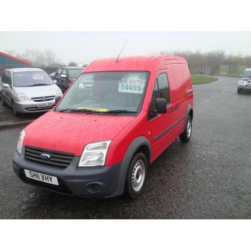 11 FORD TRANSIT CONNECT 1.8 TDCI T230 LWB RED