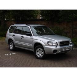 EXCELLENT 4x4!! 2004 SUBARU FORESTER X 2.0 5dr AWD, 1 YEAR MOT, HALF LEATHER,
