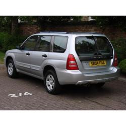 EXCELLENT 4x4!! 2004 SUBARU FORESTER X 2.0 5dr AWD, 1 YEAR MOT, HALF LEATHER,