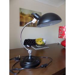 Black desk lamp