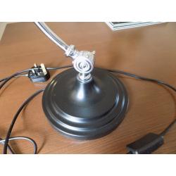 Black desk lamp