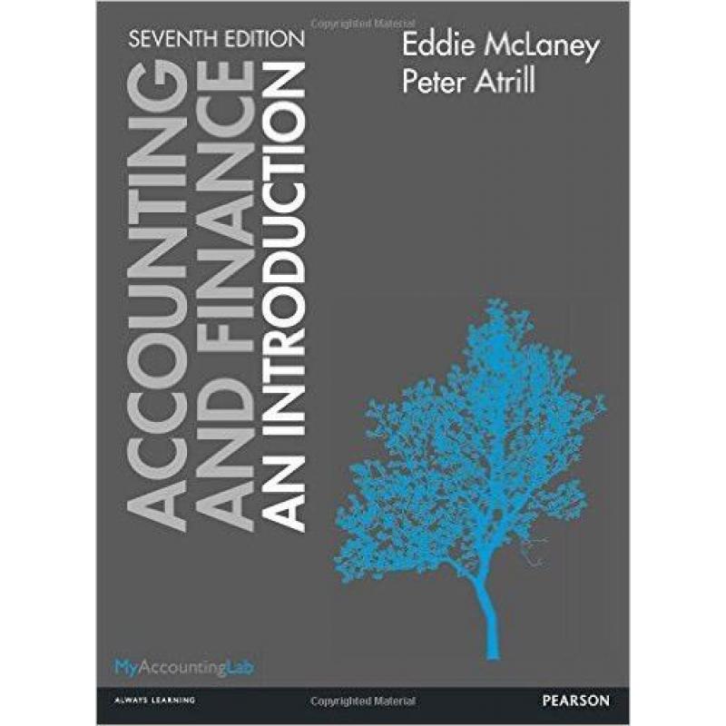 Accounting and Finance- An Introduction