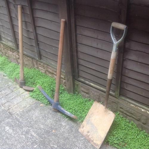 PICKS AND SPADE