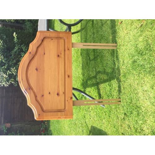 Pine Headboard Single Bed