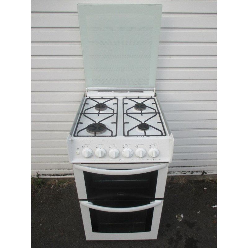Parkinson Cowan Double Oven Gas Cooker White Full Working Order