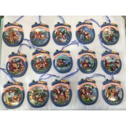 15 x Bradford Editions Disney Winnie Pooh Ornaments