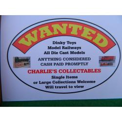 Wanted All Model Railways & Dinky Toys and Anything Die Cast