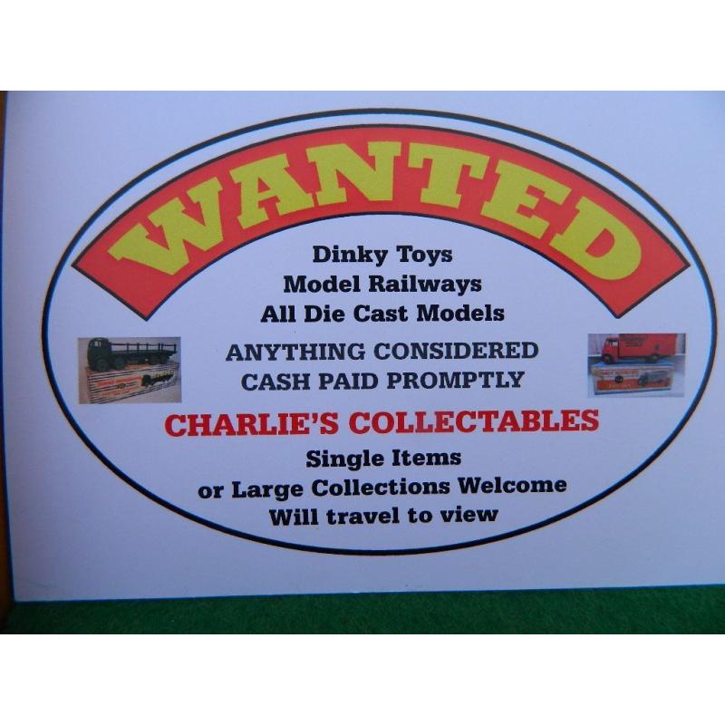 Wanted All Model Railways & Dinky Toys and Anything Die Cast
