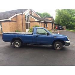 1999 NISSAN D22 2.5D 4X2 BLUE PICKUP 1 FORMER KEEPER 80000 MILES NO VAT NEW MOT