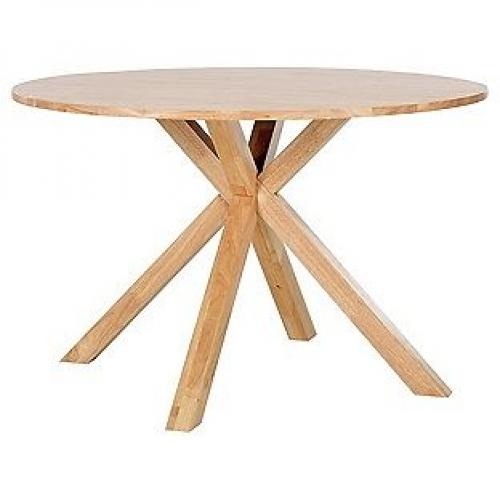 Memphis Natural Round Dining Table