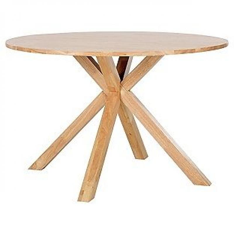 Memphis Natural Round Dining Table