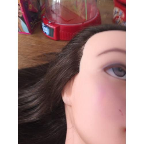 Hair model styling head