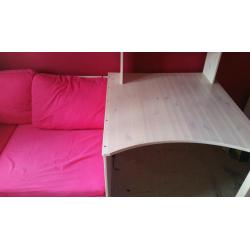 Single high sleeper bed