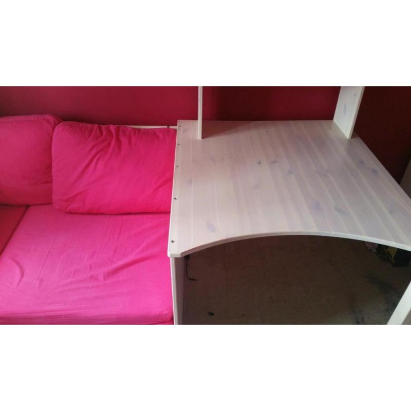 Single high sleeper bed