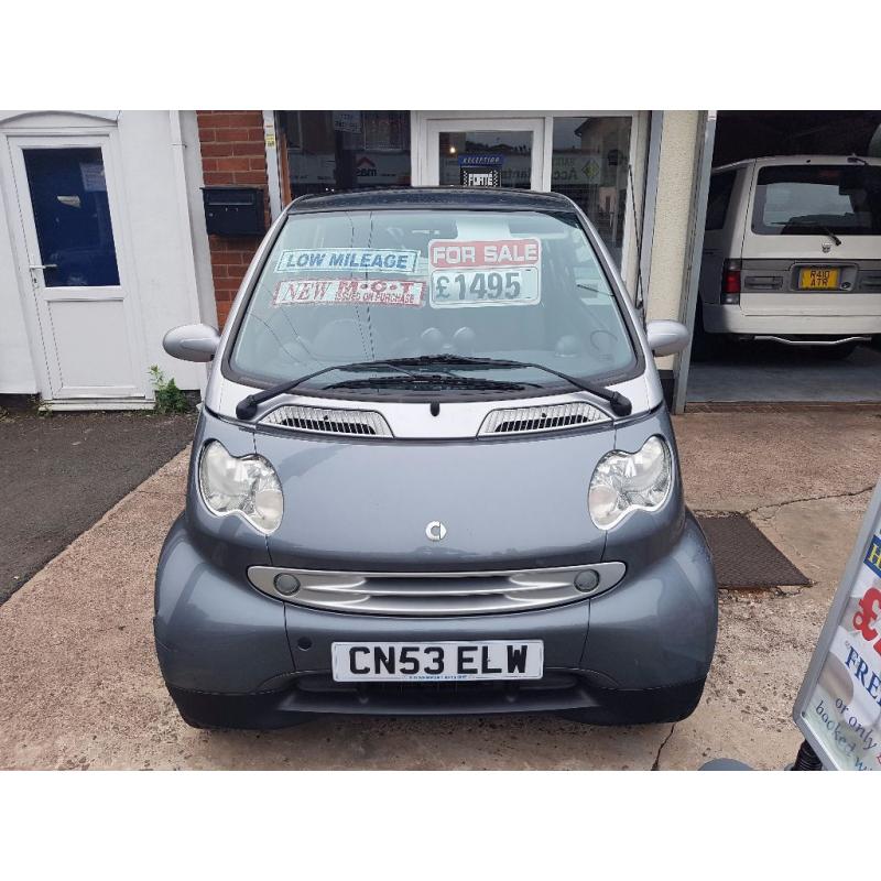 SMART CITY COUPE (53) REG 2003 YEAR 698cc ONLY 41967 MILES ALLOYS 2 FORMER KEEPERS *12 MONTHS MOT*
