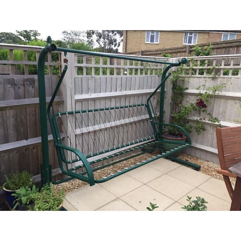 Garden Swing Seat with cover & cushions