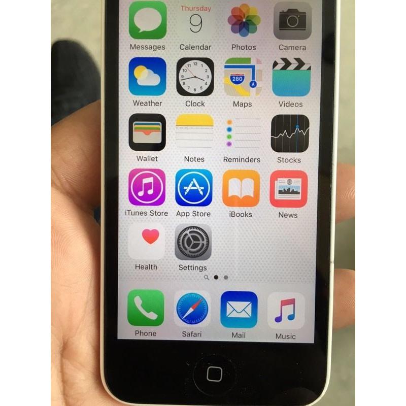 iPhone 5c White unlocked can deliver