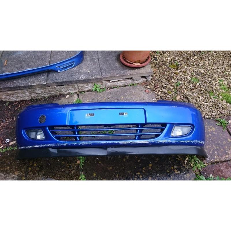 Vauxhall astra g bertone coupe front bumper and irmicher splitter