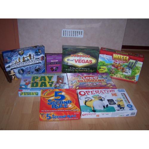 8 card & board games
