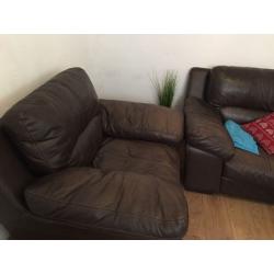 Leather couch